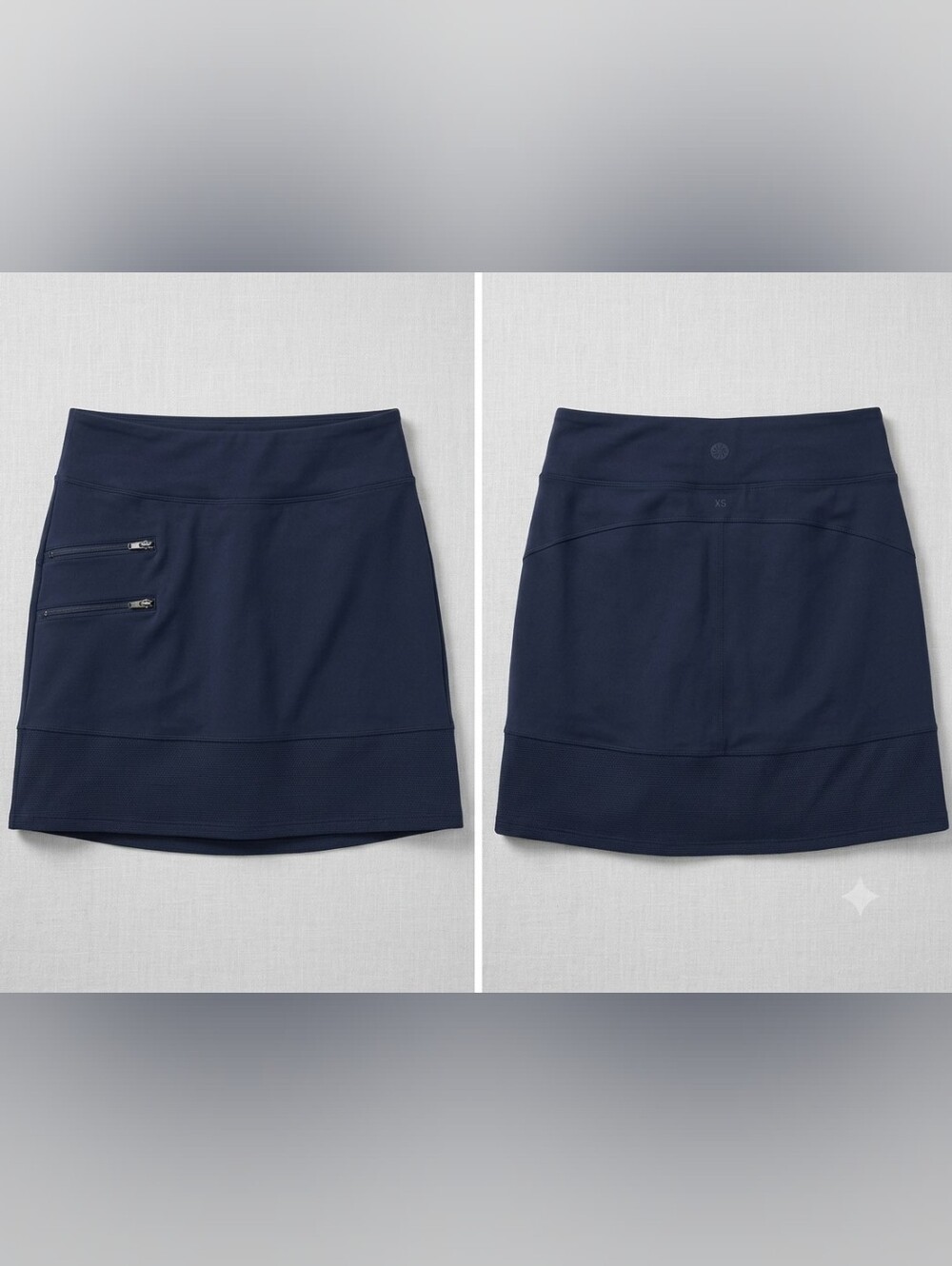 Athleta Navy Active Mini Skort